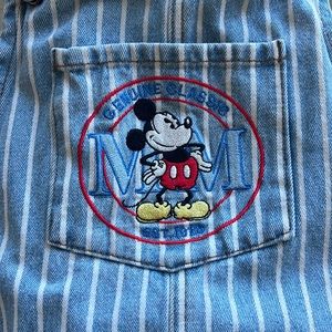 Disney Mickey Mouse Denim Overall Dress